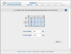 Bi-folding Door Online Estimator